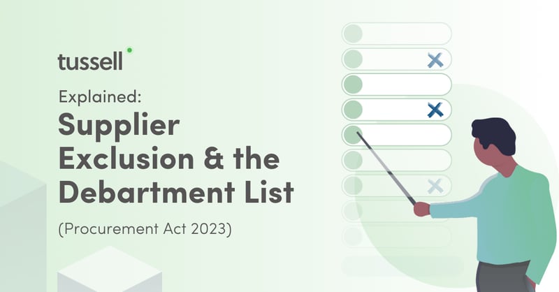 Tussell Supplier Exclusion and Debarment Procurement Act